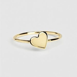 Inel Gold Heart - aur galben 14k